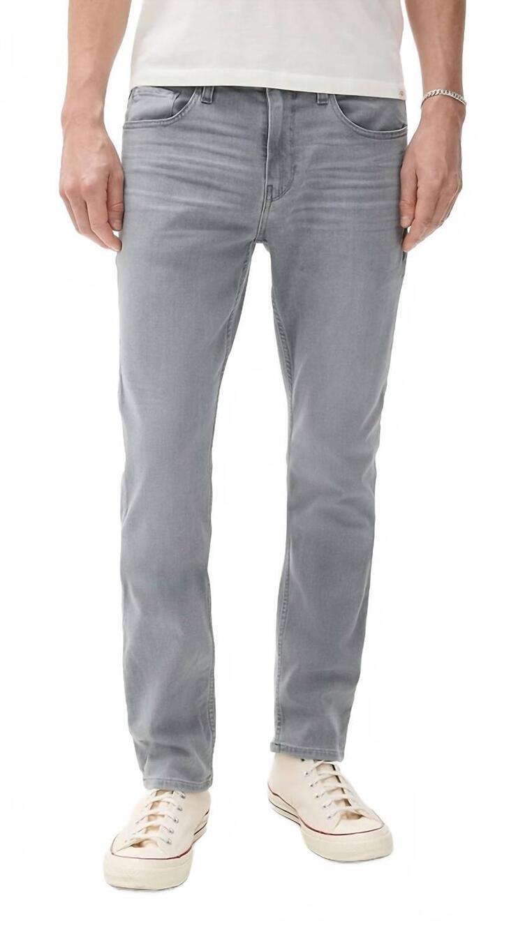 NEW PAIGE transcend federal slim straight jean in patterson grey
